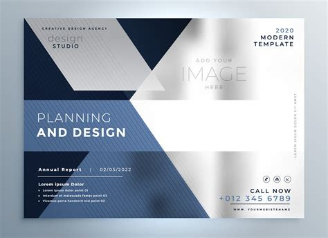 abstract business flyer  template design