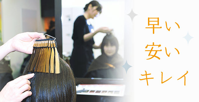 日本初 ヘアカラー専門店 クイックカラーq