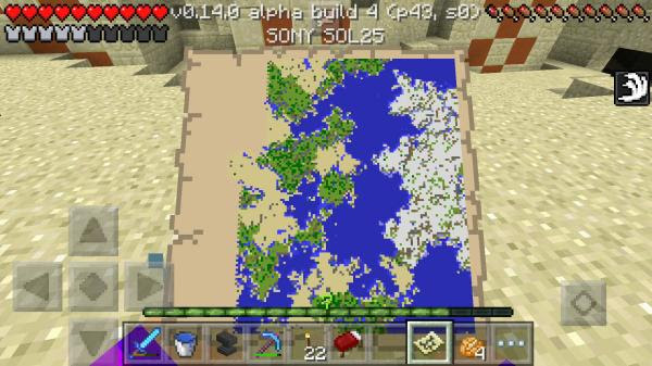 今度こそ砂漠の寺院を発見です のんびりマイクラpe