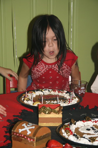 blowing out the candles