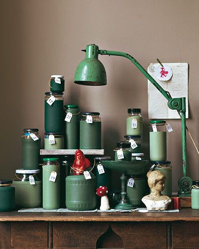 Painted jar advent calendar - BRIGITTE.de