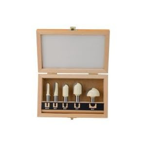 Round Nose Bit Router Bit Set - 5 PC Set