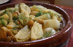 tajine de poulet aux fenouils