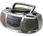 Coby CX-CD248 Portable Boombox with CD Player, Cassette Deck, and AM/FM Tuner