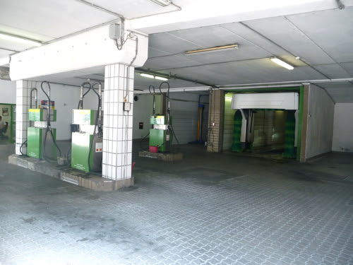 gas station