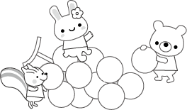 ぶどう 梨 秋のイラスト 無料イラスト