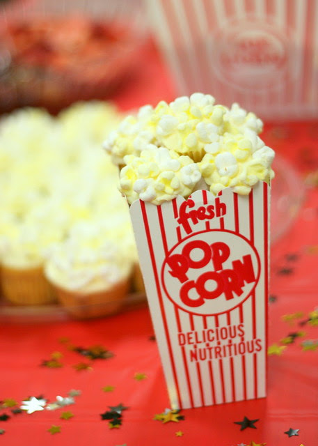 Popcorn Cupcakes Minis