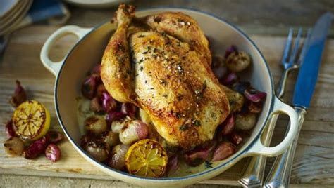 bbc food recipes chicken  forty cloves  garlic