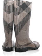 Burberry Checked Wellington boots