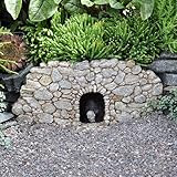 Miniature Fairy Garden Fiddlehead Fairy Village Troll Cave with Skull