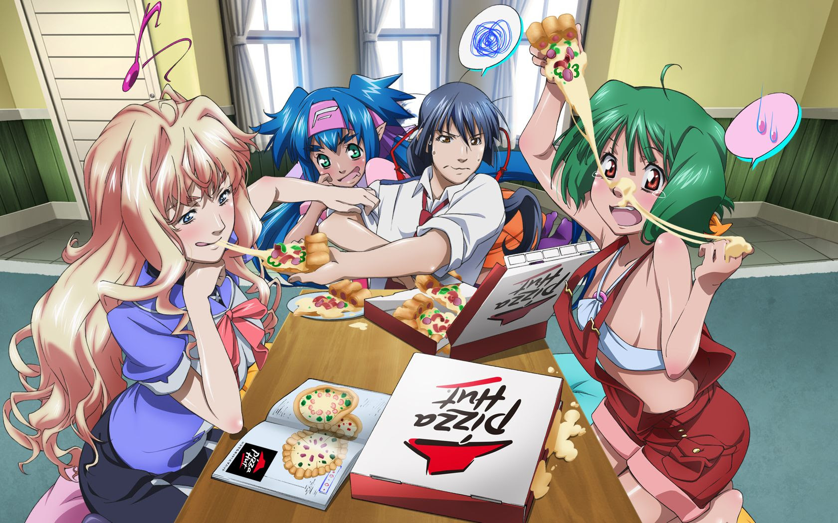 ピザハット コラボ アニメ画像拾い