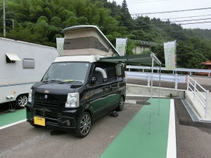 夏場の車中泊はrvパークでクーラー 冷房 軽rv紀行 軽キャンで車中泊とキャンプ旅