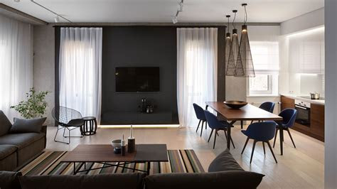 elegant minimalist apartment  dnepropetrovsk ukraine