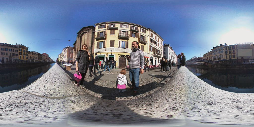Naviglio Grande in 360 gradi