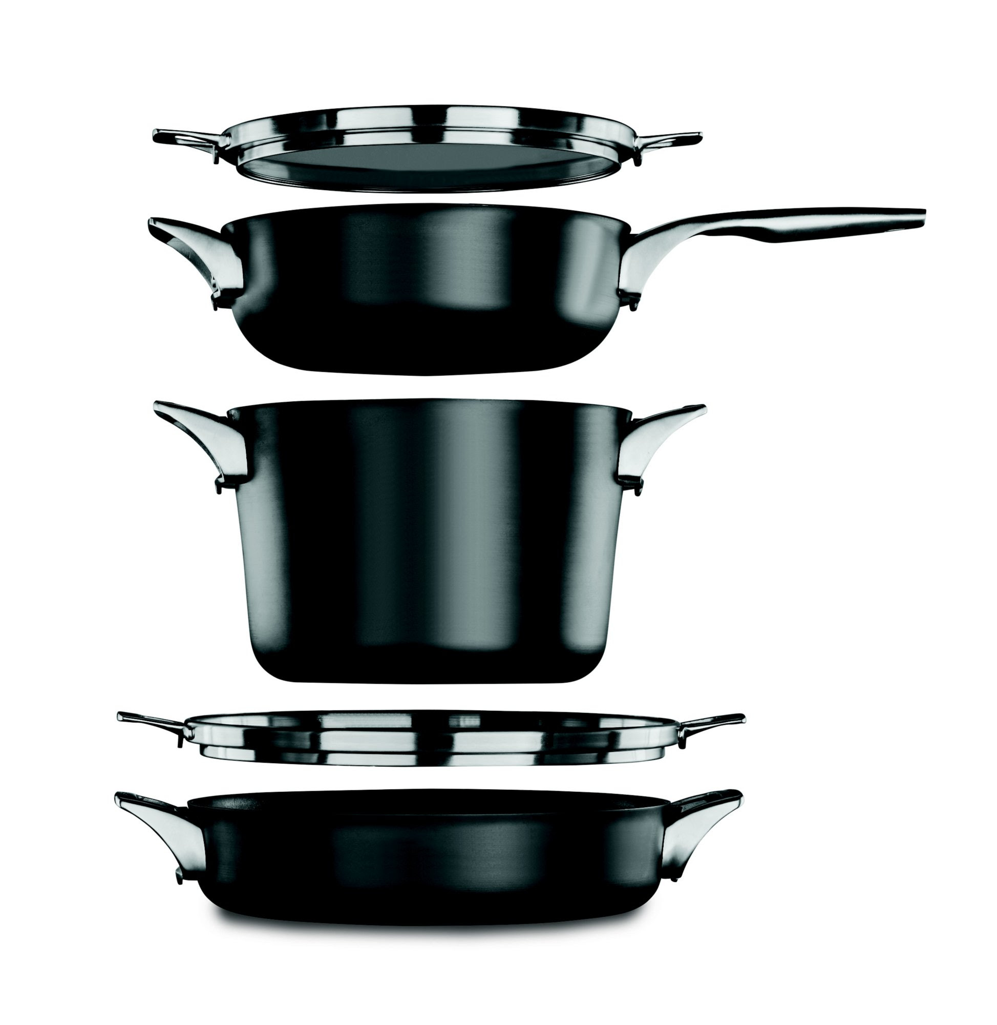 calphalon premier space saving hard anodized nonstick 10 piece cookware se