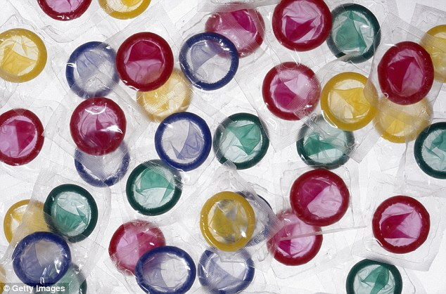 Access to condoms in schools increases teen fertility by about 10 per cent, according to a new study by the University Of Notre Dame (file picture)