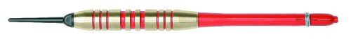  Darters Dart Cyron Set fléchettes rayures rouges fines et larges corps = laiton / tige = nylon / ailette = poly
