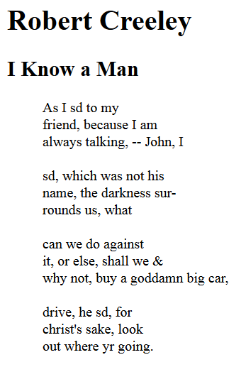 Examples of Minimalist Literature
