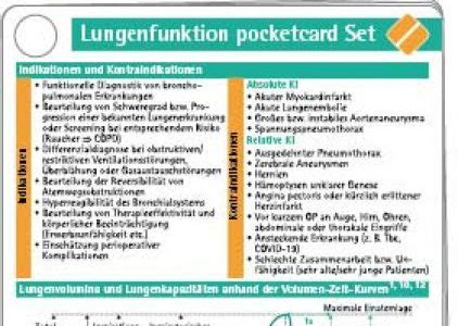 Free Reading Lungenfunktion pocketcard Set mobipocket PDF