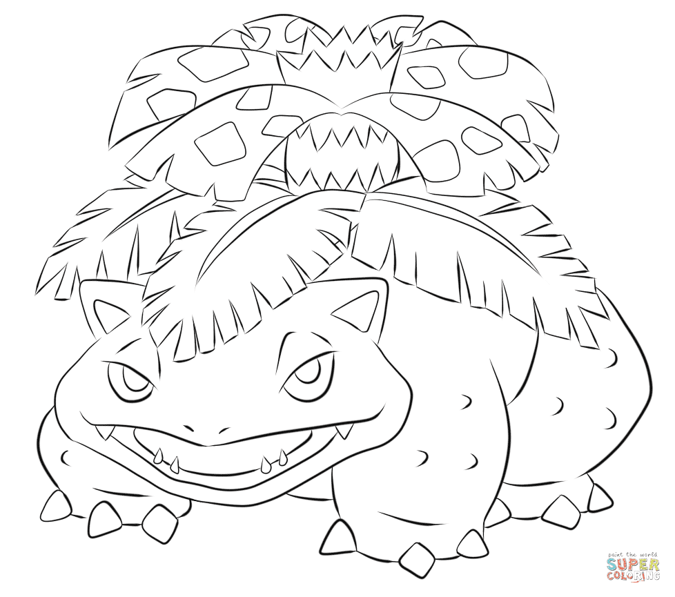 Clicca su disegni da colorare di Venusaur