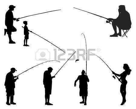Download clipart silhouette of girl fishing - Clipground
