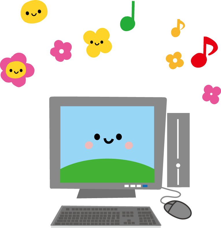 パソコンのイラスト 無料イラスト フリー素材