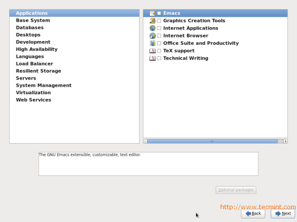 CentOS 6.3 Packages Selection