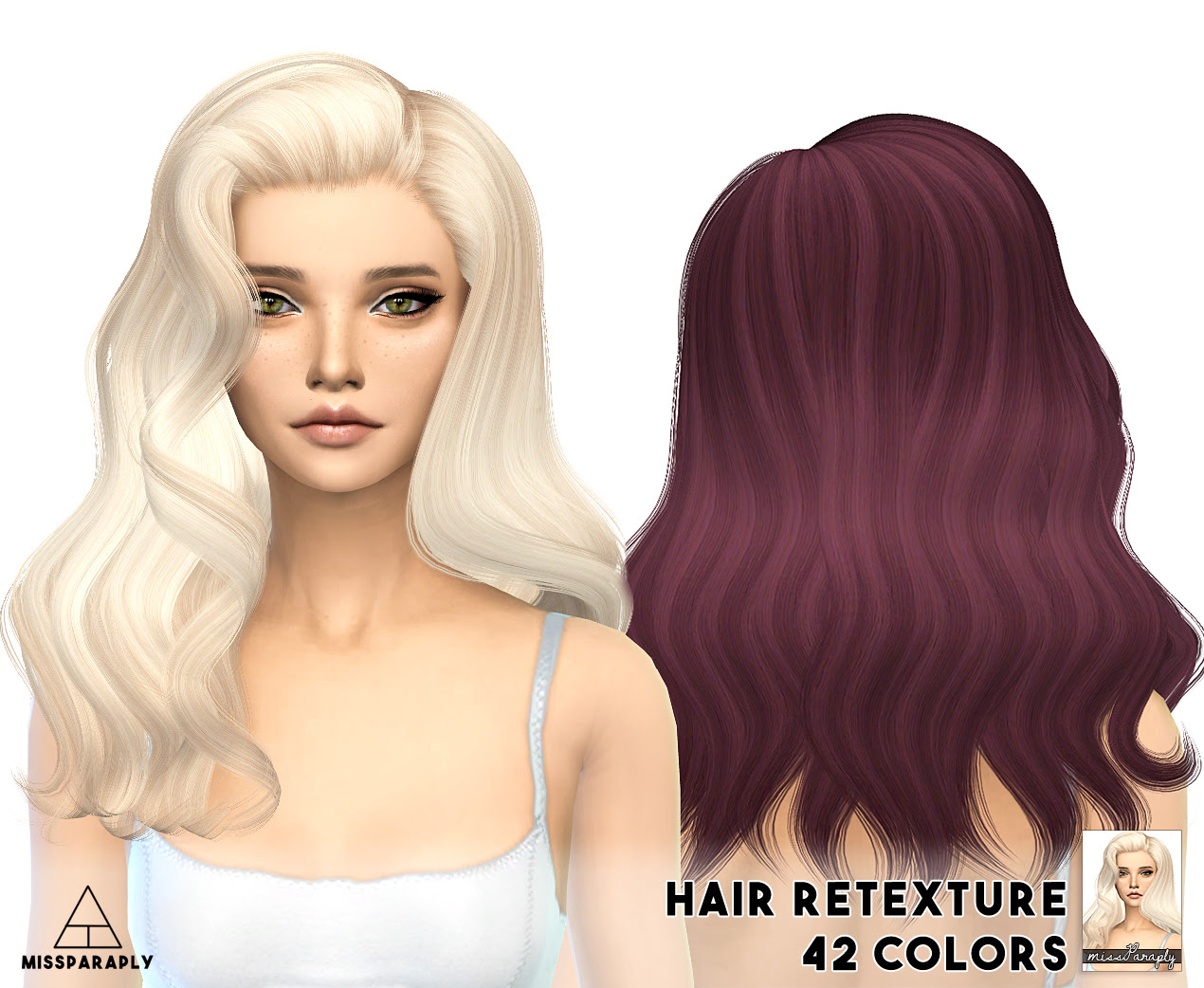 Sims 4 Hairs ~ Miss Paraply: Alesso`s - Omen hairstyle retextured