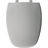 Eljer Emblem Elongated Solid Plastic Toilet Seat Finish: Silver