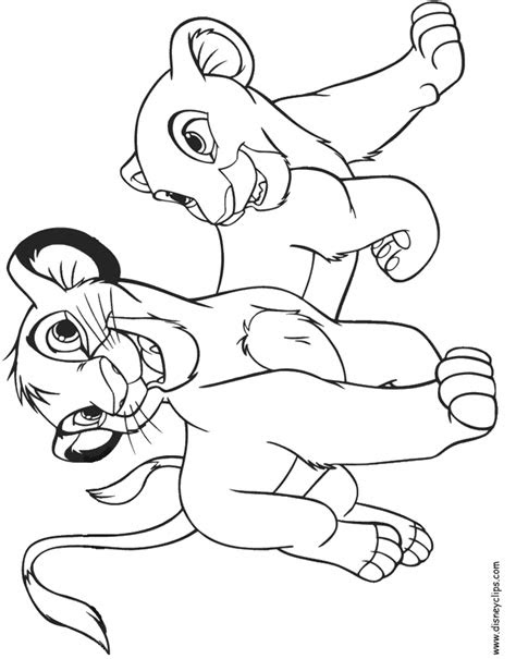 lion king coloring pages disney coloring book
