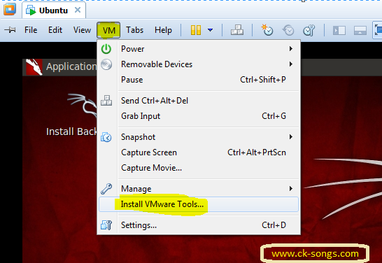 How to Install Backtrack 5 R3 in Vmware and Vmware Tools