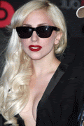 Lady Gaga Signing Copies of Her Album at Best Buy in LA
