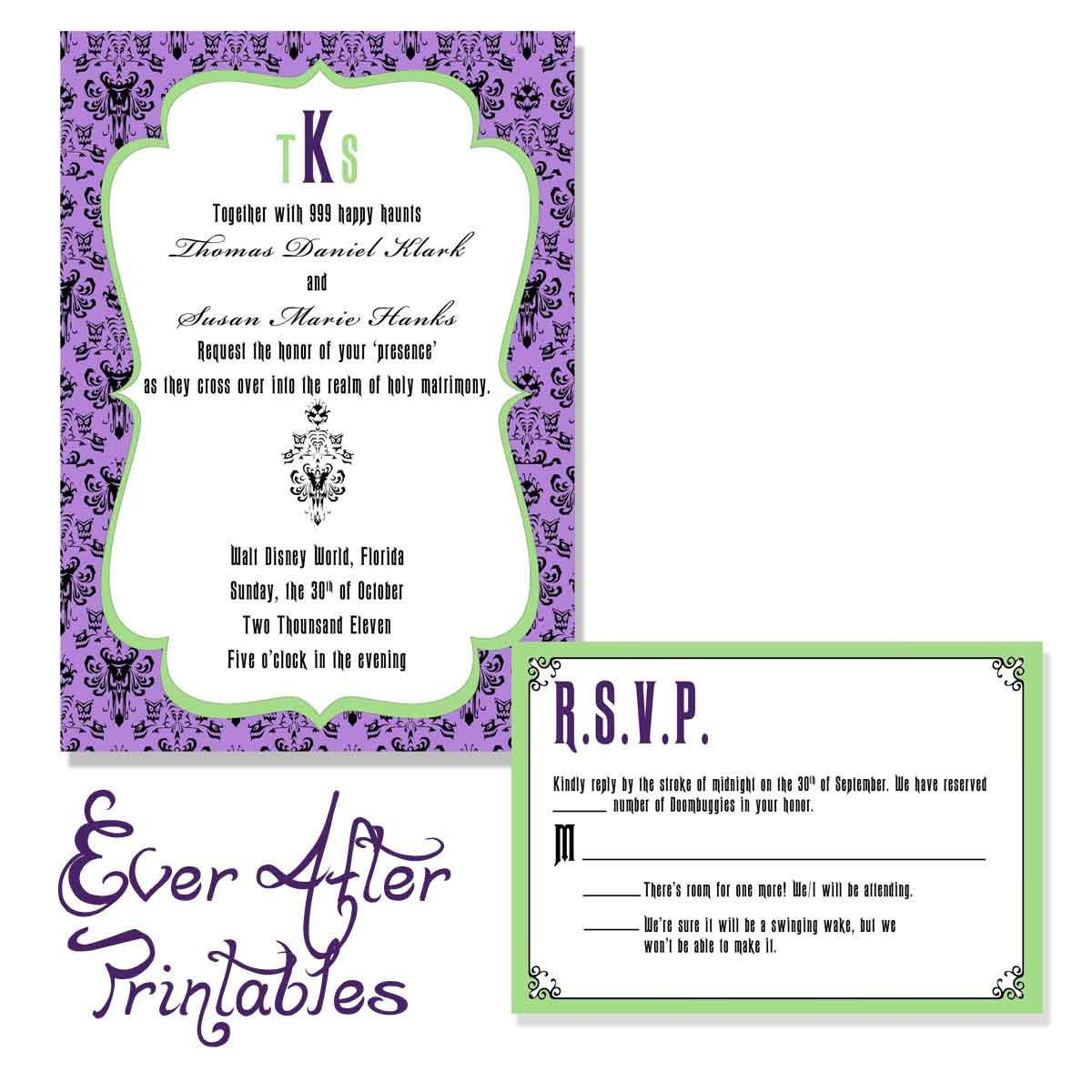 The Most Magical Wedding on Earth: Disney Inspired Invitations