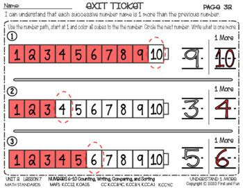  understanding 1 more iready kindergarten math unit 2 lesson 7 worksheet