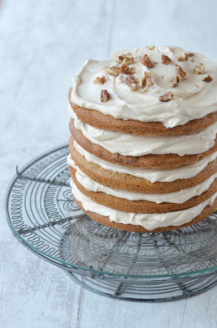 Pumpkin Pecan Cake