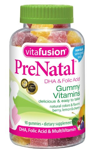 Vitafusion Prenatal, Gummy Vitamins, 90-Count