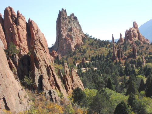 garden of the gods climbing. Also, I hit my head climbing