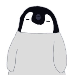 ほっこりリアルペンギン 英語バージョン Lineスタンプ Morinonaka