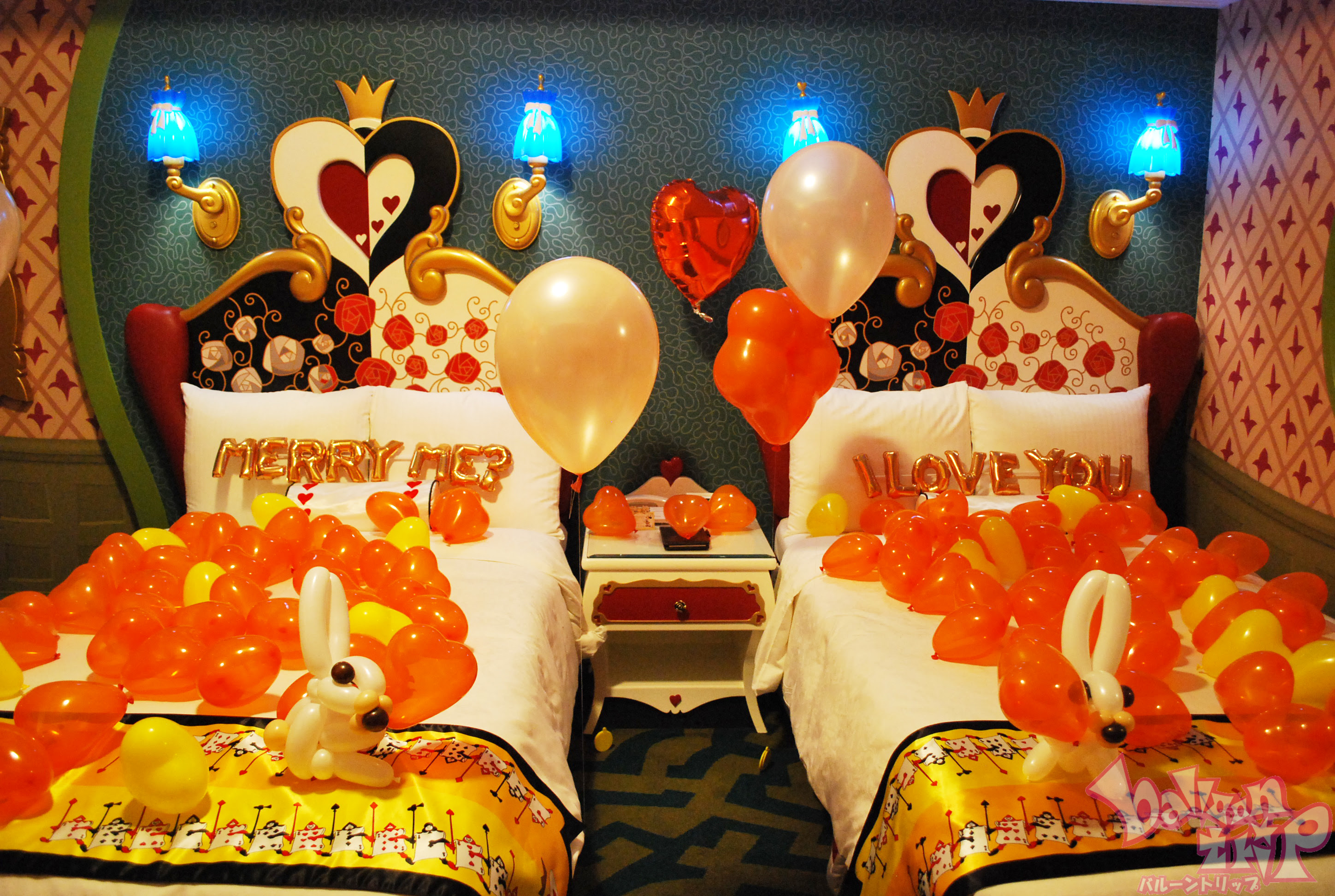 ディズニーランドホテルで最高の演出を バルーン出張 デザイン 演出 バルーントリップ Balloontrip