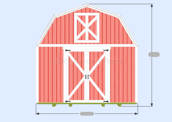 Gambrel Shed Plans With Loft: Overview : Page2