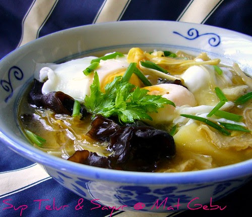 Sup Telur & Sayur