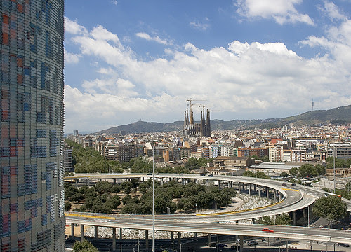 Agbar Tower, Barcelona, Spain