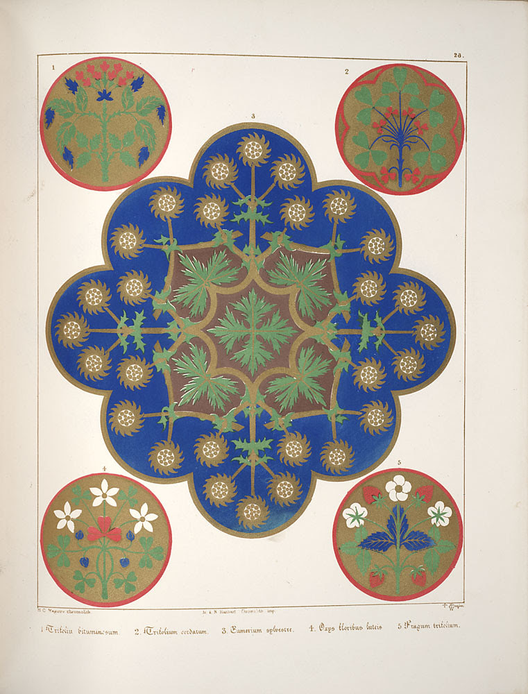 Floriated ornament, a series of thirty-one designs, 1849 - Augustus Welby Northmore Pugin