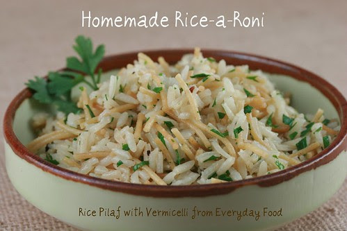 Homemade Rice-a-Roni (Rice Pilaf with Vermicelli)