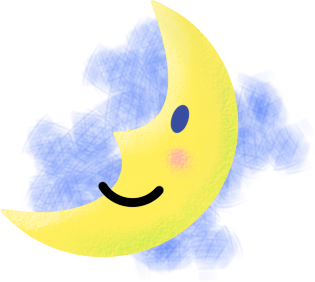 三日月のイラスト 夜 ナイトタイムや睡眠のメルヘンチックな表現に 可愛い無料イラスト素材集