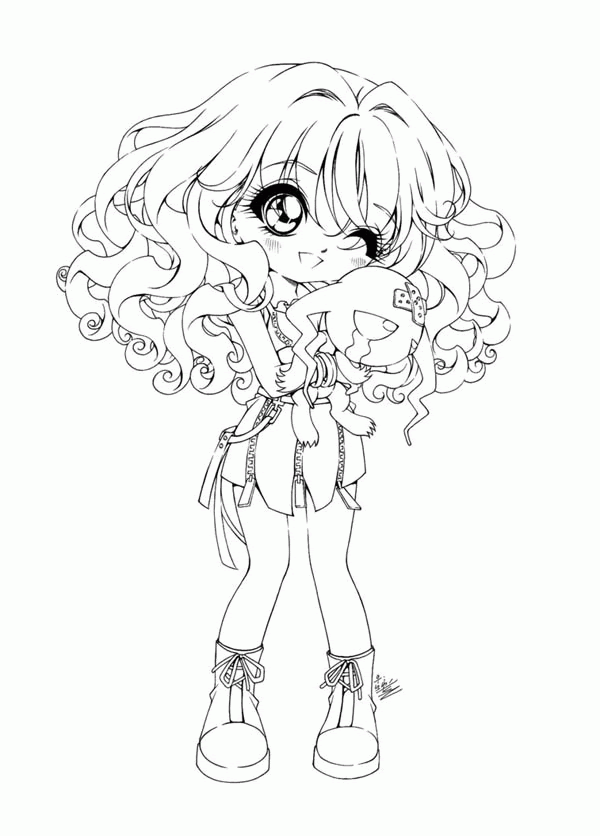 Girl Cartoon Characters Coloring Pages - Coloring Home