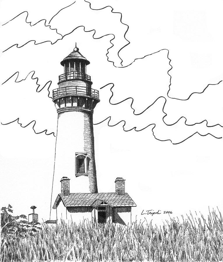 Yaquina Head Lighthouse by Lawrence Tripoli