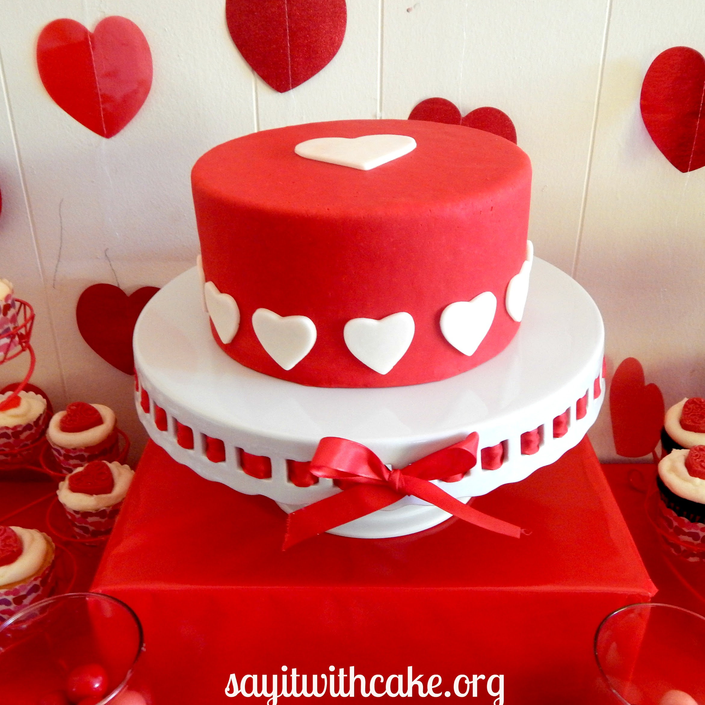 Valentine's Day Dessert Table - Say it With Cake