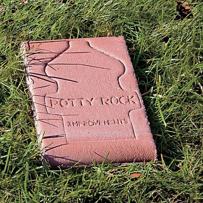 Potty Rock for training dogs to "go" in a certain part of the yard!
