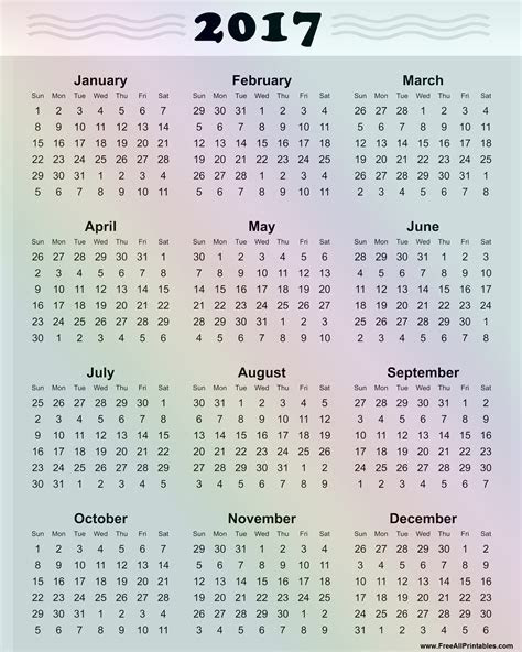 Webfree calendars and planners in yearly, monthly and weekly formats. printable 2017 calendar 2017 printable calendar daily roabox